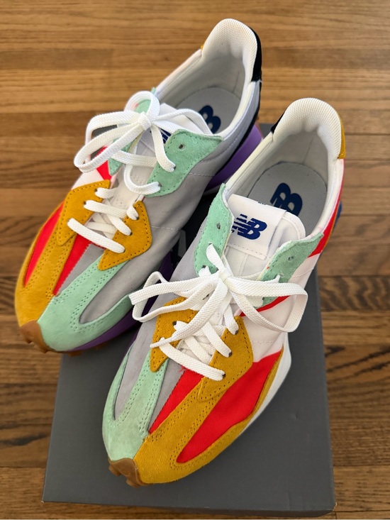 New Balance Shoes - New Balance Multicolor Retro Runner Sneakers - White, Red, Yellow, Mint, Purple